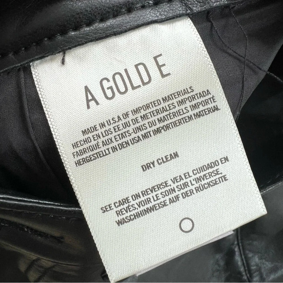 AGOLDE Riley Long Recycled Leather Blend
Straight Leg Detox Pants NWOT Size 26 - Picture 8 of 13